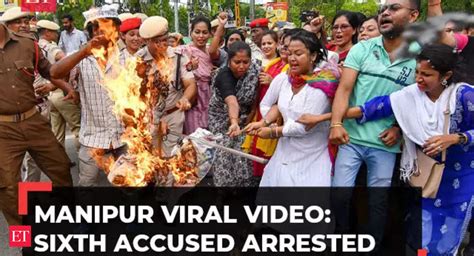 manipur original video link|Manipur viral video: Sixth accused arrested in connection